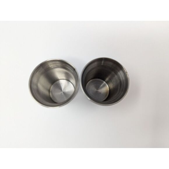 Elijah Craig Bourbon Stainless Steel Shot Glasses Set Of 2 Kentucky‎ Distillery - Picture 3 of 3